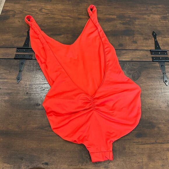 Red One-Piece Swimsuit - Picture 3 of 8